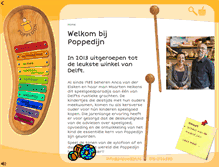Tablet Screenshot of poppedijn.nl